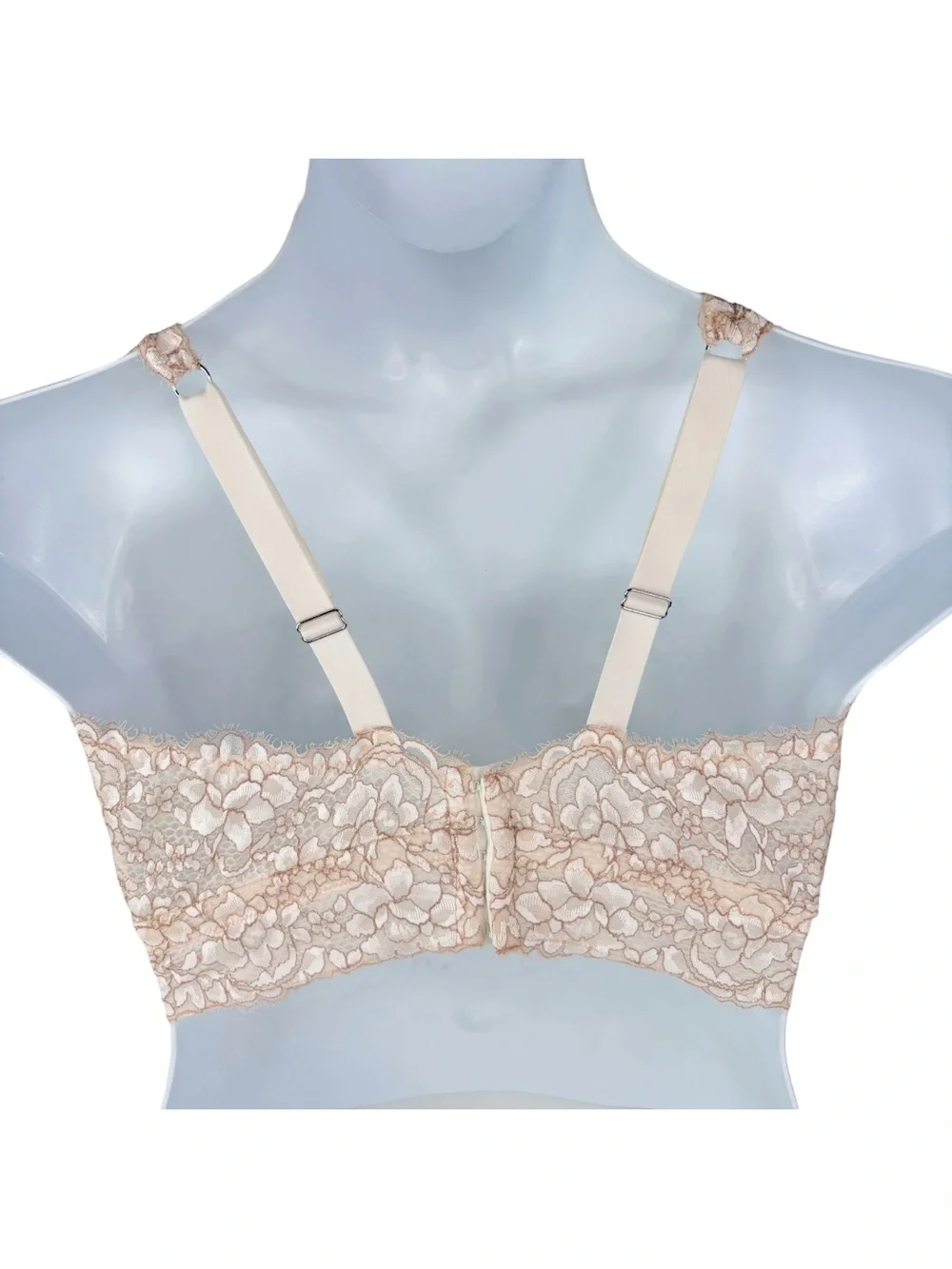 Cosabella Pret-a-Porter Curvy Longline Bralette sz XL * Rose & Cream Wireless